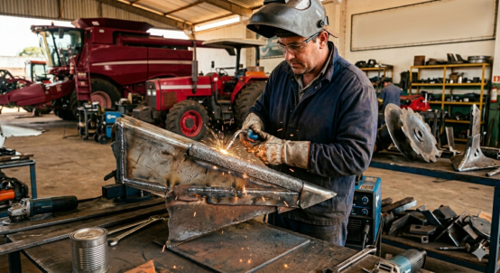 Materiais que aumentam a durabilidade de peças agrícolas